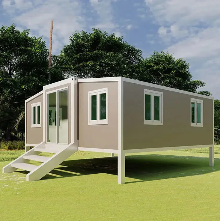 Maison de conteneurs extensible