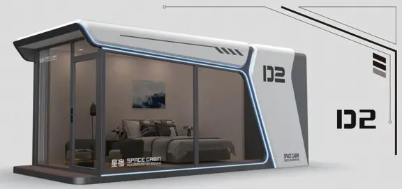 Expérience de camping unique apportée par capsule spatiale