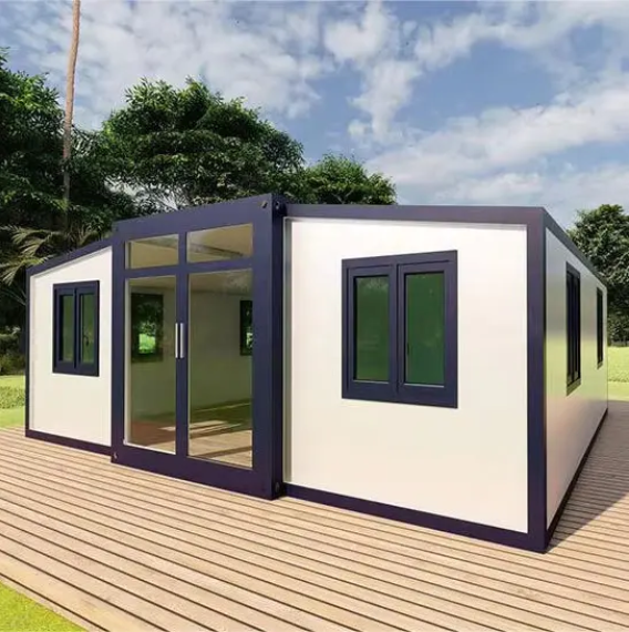 Pourquoi la maison extensible à double aile est-elle en acier?