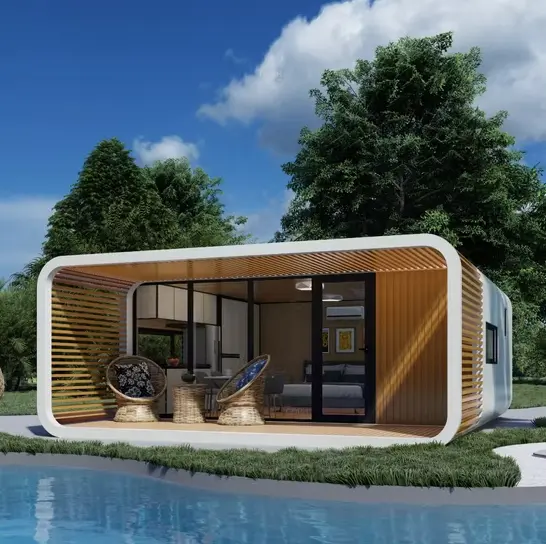 Maison de cabine de pomme de 40 pieds